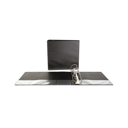 Slant-ring View Binder, 3 Rings, 4" Capacity, 11 X 8.5, Black