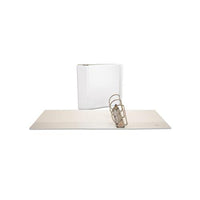 Slant-ring View Binder, 3 Rings, 5" Capacity, 11 X 8.5, White