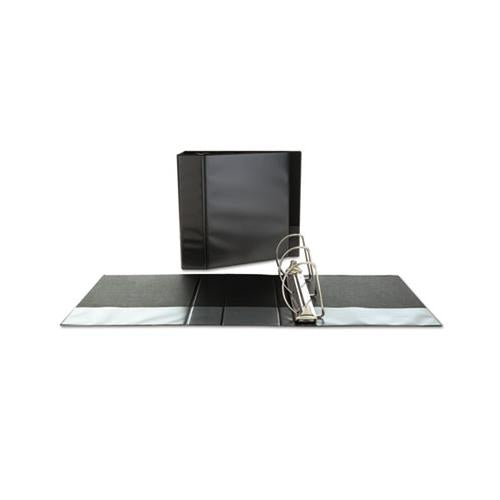 Slant-ring View Binder, 3 Rings, 5" Capacity, 11 X 8.5, Black