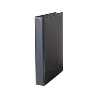 Deluxe Easy-to-open D-ring View Binder, 3 Rings, 1" Capacity, 11 X 8.5, Black