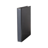 Deluxe Easy-to-open D-ring View Binder, 3 Rings, 1" Capacity, 11 X 8.5, Black