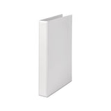 Deluxe Easy-to-open D-ring View Binder, 3 Rings, 1" Capacity, 11 X 8.5, White