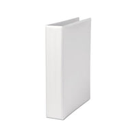 Deluxe Easy-to-open D-ring View Binder, 3 Rings, 1.5" Capacity, 11 X 8.5, White