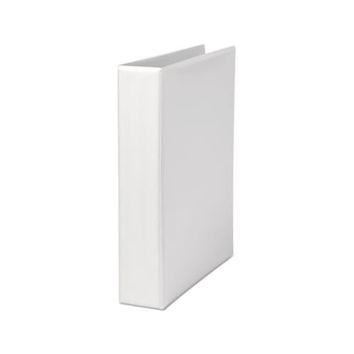 Deluxe Easy-to-open D-ring View Binder, 3 Rings, 1.5" Capacity, 11 X 8.5, White