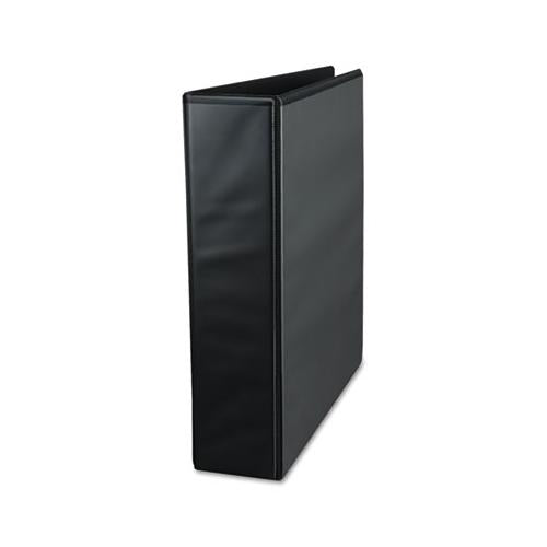 Deluxe Easy-to-open D-ring View Binder, 3 Rings, 2" Capacity, 11 X 8.5, Black