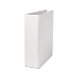 Deluxe Easy-to-open D-ring View Binder, 3 Rings, 3" Capacity, 11 X 8.5, White