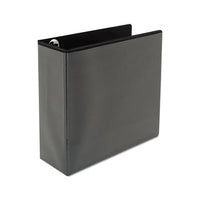 Deluxe Easy-to-open D-ring View Binder, 3 Rings, 4" Capacity, 11 X 8.5, Black