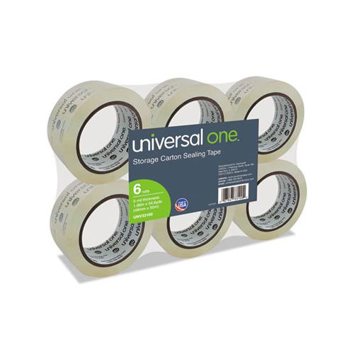 Heavy-duty Acrylic Box Sealing Tape, 3" Core, 1.88" X 54.6 Yds, Clear, 6-pack