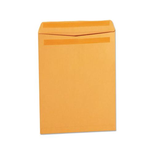 Self-stick Open-end Catalog Envelope, #12 1-2, Square Flap, Self-adhesive Closure, 9.5 X 12.5, Brown Kraft, 250-box