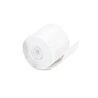 Impact & Inkjet Print Bond Paper Rolls, 0.5" Core, 2.25" X 128ft, White, 100-carton