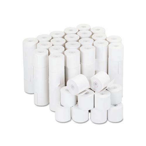 Impact & Inkjet Print Bond Paper Rolls, 0.5" Core, 2.25" X 126ft, White, 100-carton