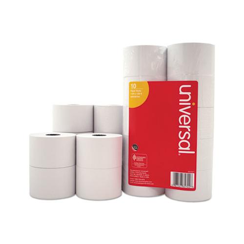 Impact & Inkjet Print Bond Paper Rolls, 0.5" Core, 1.75" X 138 Ft, White, 10-pack