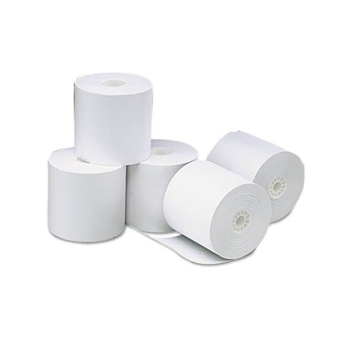 Direct Thermal Printing Paper Rolls, 3.13" X 273 Ft, White, 50-carton