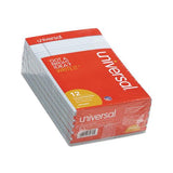 Colored Perforated Writing Pads, Narrow Rule, 5 X 8, Blue, 50 Sheets, Dozen