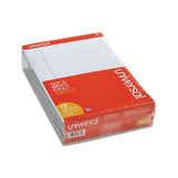 Colored Perforated Writing Pads, Wide-legal Rule, 8.5 X 11, Blue, 50 Sheets, Dozen