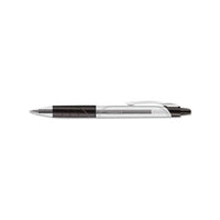 Comfort Grip Retractable Gel Pen, 0.7mm, Black Ink, Clear-black Barrel, 36-pack