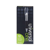 Comfort Grip Retractable Gel Pen, 0.7mm, Black Ink, Smoke Barrel, Dozen