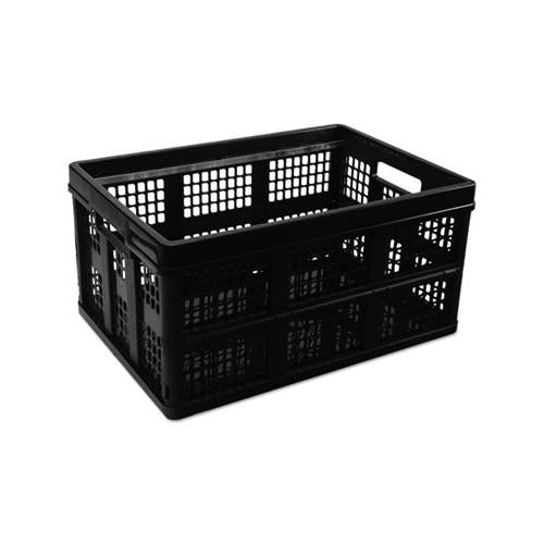 Filing-storage Tote, Letter Files, 20.13" X 14.63" X 10.75", Black
