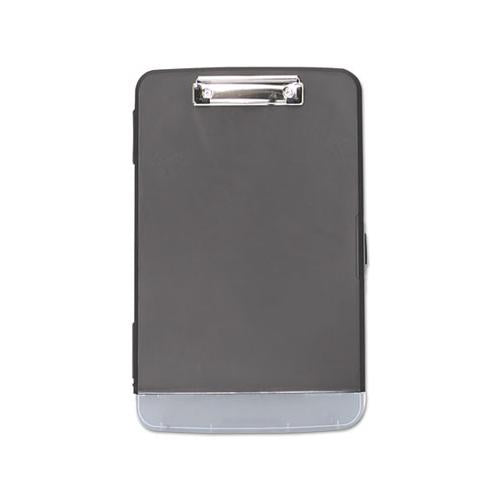 Storage Clipboard W-pen Compartment, 1-2" Capacity, 8 1-2 X 11, Black