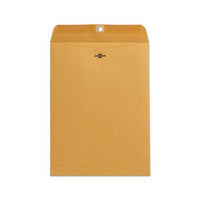 Kraft Clasp Envelope, #10 1-2, Square Flap, Clasp-gummed Closure, 9 X 12, Brown Kraft, 100-box