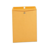Kraft Clasp Envelope, #12 1-2, Squar Flap, Clasp-gummed Closure, 9.5 X 12.5, Brown Kraft, 100-box