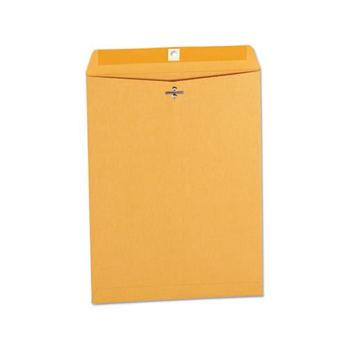 Kraft Clasp Envelope, #12 1-2, Squar Flap, Clasp-gummed Closure, 9.5 X 12.5, Brown Kraft, 100-box