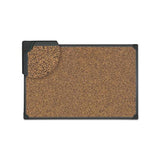 Tech Cork Board, 48 X 36, Cork, Black Frame