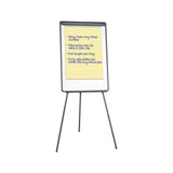 Tripod-style Dry Erase Easel, Easel : 44" To 78", Board: 29" X 41", White-black