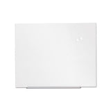 Frameless Magnetic Glass Marker Board, 48" X 36", White