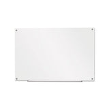 Frameless Glass Marker Board, 36" X 24", White