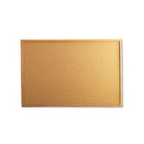 Cork Board With Oak Style Frame, 36 X 24, Natural, Oak-finished Frame