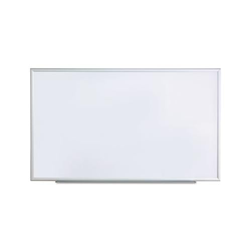 Dry Erase Board, Melamine, 60 X 36, Satin-finished Aluminum Frame