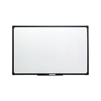 Dry Erase Board, Melamine, 36 X 24, Black Frame