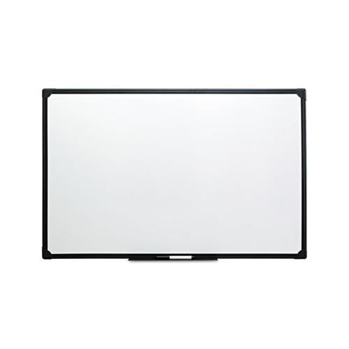 Dry Erase Board, Melamine, 36 X 24, Black Frame