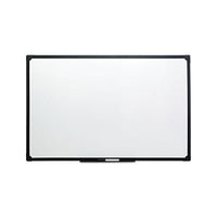 Dry Erase Board, Melamine, 48 X 36, Black Frame