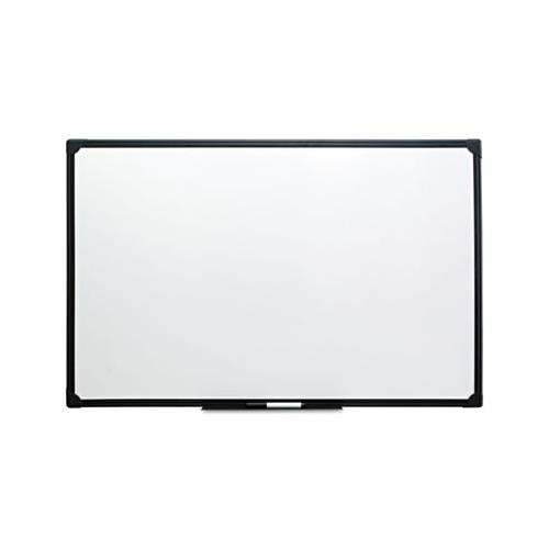 Dry Erase Board, Melamine, 48 X 36, Black Frame