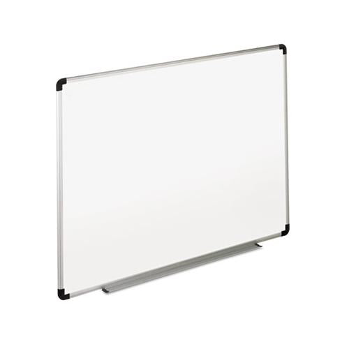 Dry Erase Board, Melamine, 36 X 24, White, Black-gray Aluminum-plastic Frame