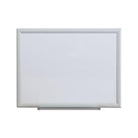 Dry Erase Board, Melamine, 24 X 18, Aluminum Frame