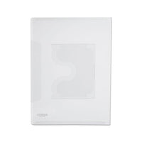Transparent Deluxe Locking Project Files With Cd-rom Holder, Letter Size, Clear, 25-pack