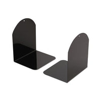 Magnetic Bookends, 6 X 5 X 7, Metal, Black