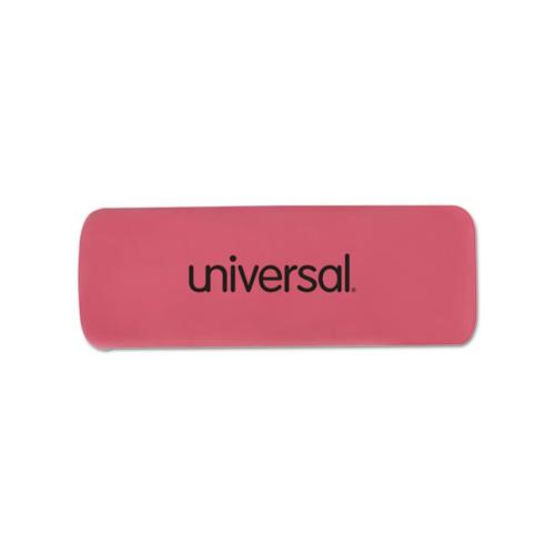 Bevel Block Erasers, Rectangular, Small, Pink, Elastomer, 20-pack