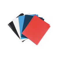 Laminated Two-pocket Folder, Cardboard Paper, Assorted, 11 X 8 1-2, 25-pack