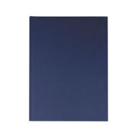 Casebound Hardcover Notebook, Wide-legal Rule, Dark Blue, 10.25 X 7.68, 150 Sheets
