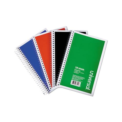 Wirebound Notebook, 3 Subjects, Medium-college Rule, Assorted Color Covers, 9.5 X 6, 120 Sheets, 4-pack