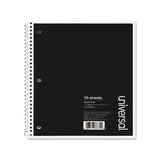 Wirebound Notebook, 4 Sq-in Quadrille Rule, 10.5 X 8, White, 70 Sheets