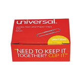 Paper Clips, Jumbo, Silver, 100 Clips-box, 10 Boxes-pack