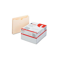 Economical Manila File Jackets, Straight Tab, Letter Size, Manila, 50-box