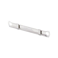 Two-piece Paper Fasteners, 3.5" Capacity, 2.75" Center To Center, Silver, 100-box