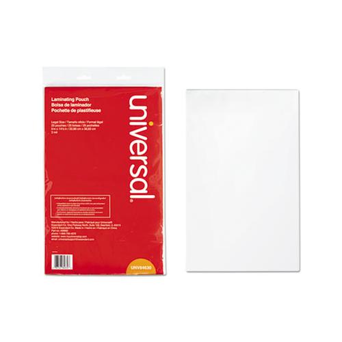 Laminating Pouches, 3 Mil, 9" X 14.5", Matte Clear, 25-pack