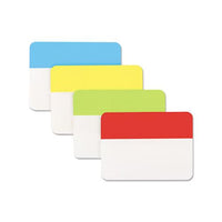 Self Stick Index Tab, 2", Assorted Colors, 40-pack